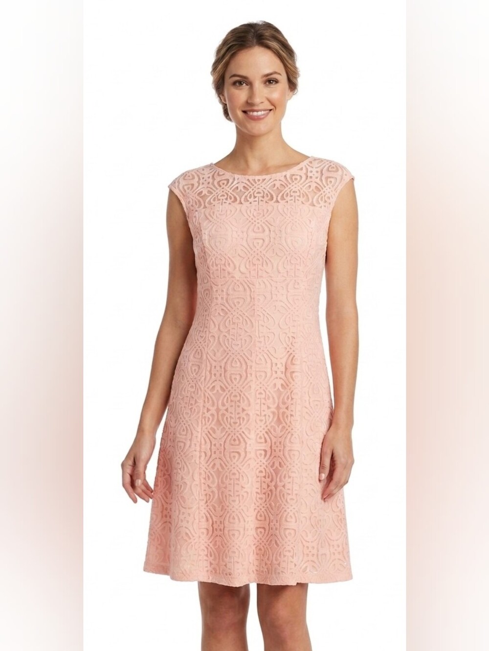 NWT American Living Blush Lace Dress Size 10